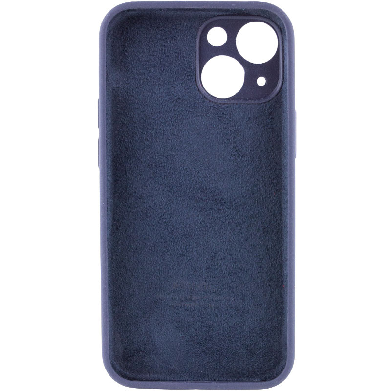 Silicone Case Full Camera Protective (AA) для iPhone 13 (Midnight blue)-1